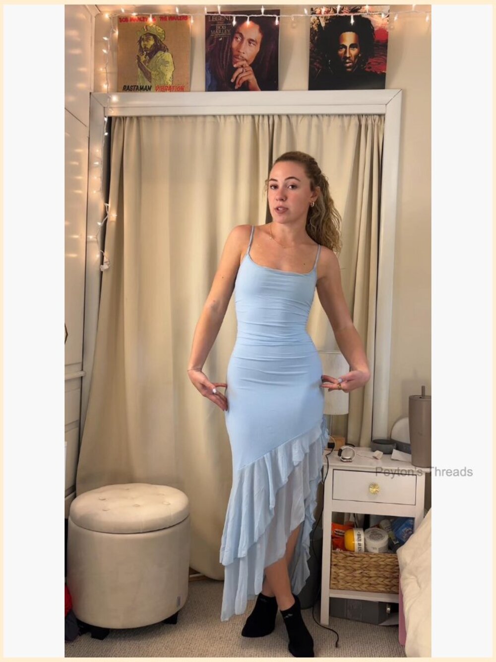 Sexy Spaghetti Strap Maxi Dress Ruched Bodycon Mermaid Cocktail Wedding Guest - Picture 6 of 7